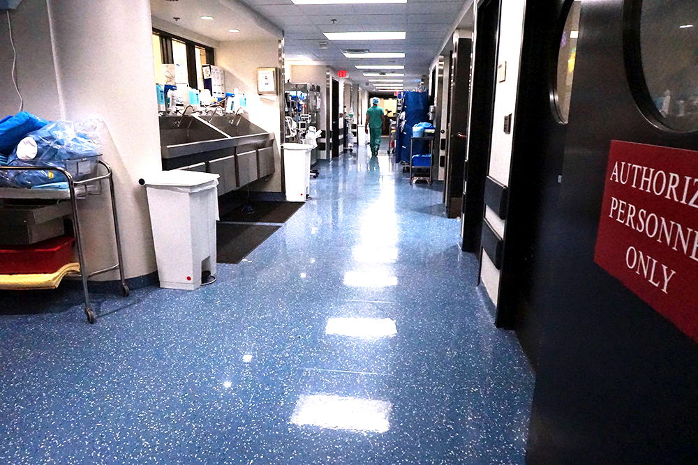 Winnie Palmer Hospital Healthcare Commercial Flooring Yorkshore Texas Granite No Wax