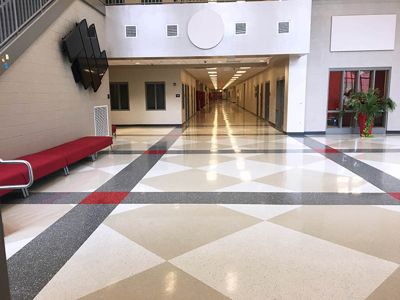 school floor
