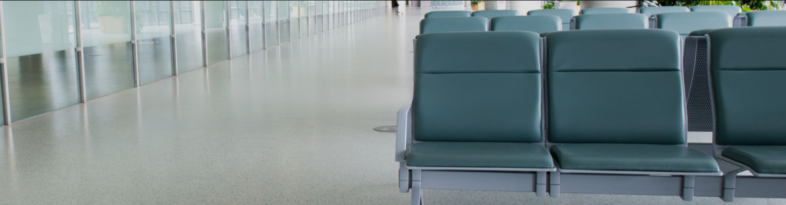 Texas Granite solid vinyl in a healthcare waiting lounge