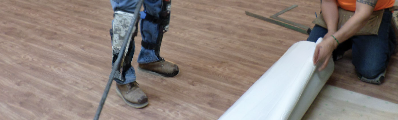 Texas Granite in a school cafeteria