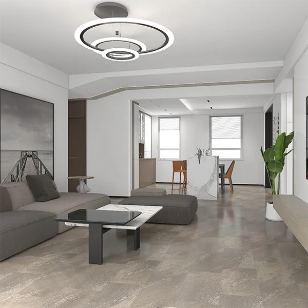 Floortress tile flooring, Newton colorway, in an open common area